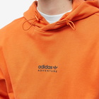 Adidas Men's Adventure Hoody in Craft Orange