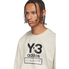 Y-3 Off-White Stacked Logo Long Sleeve T-Shirt