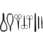 Bamford Grooming Department - Stainless Steel and Carbon Fibre Manicure Set - Men - Black
