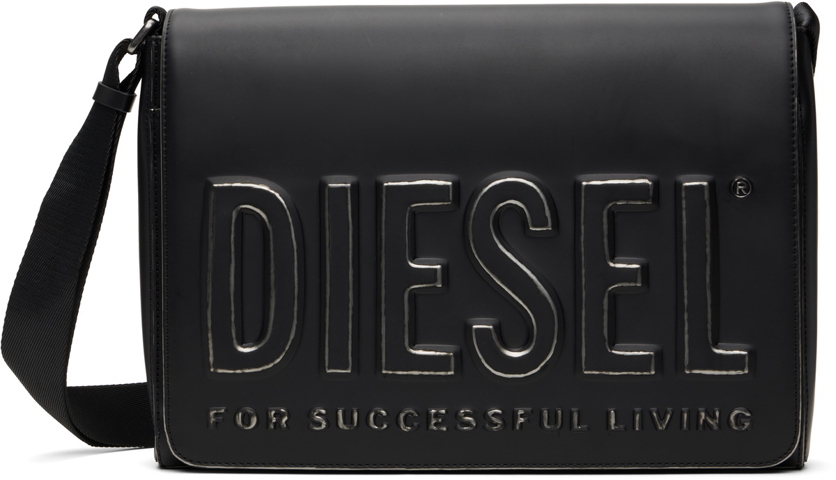 Diesel Black Dsl 3d S X Messenger Bag Diesel