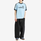 Adidas Men's Premium Knitted T-Shirt in Clear Sky
