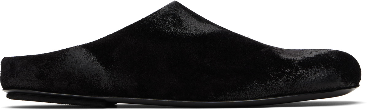 Marsèll Black Passo Slip-on Loafers
