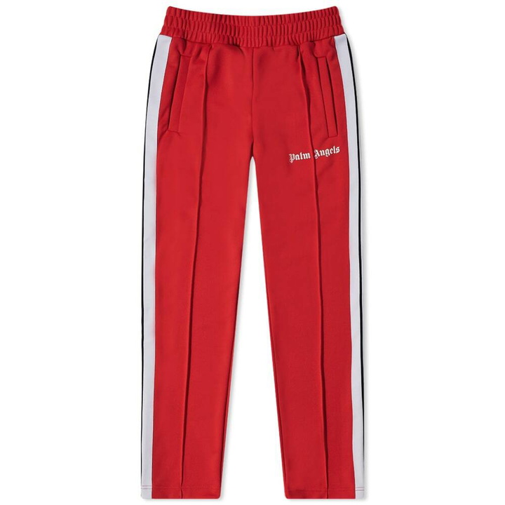 Photo: Palm Angels Men's Taped Track Pant in Red/White