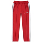 Palm Angels Men's Taped Track Pant in Red/White