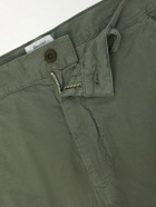 Hartford - Battle Straight-Leg Cotton Shorts - Green