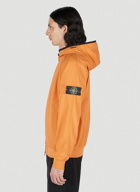 Stone Island - Compass Patch Hooded Jacket in Orange