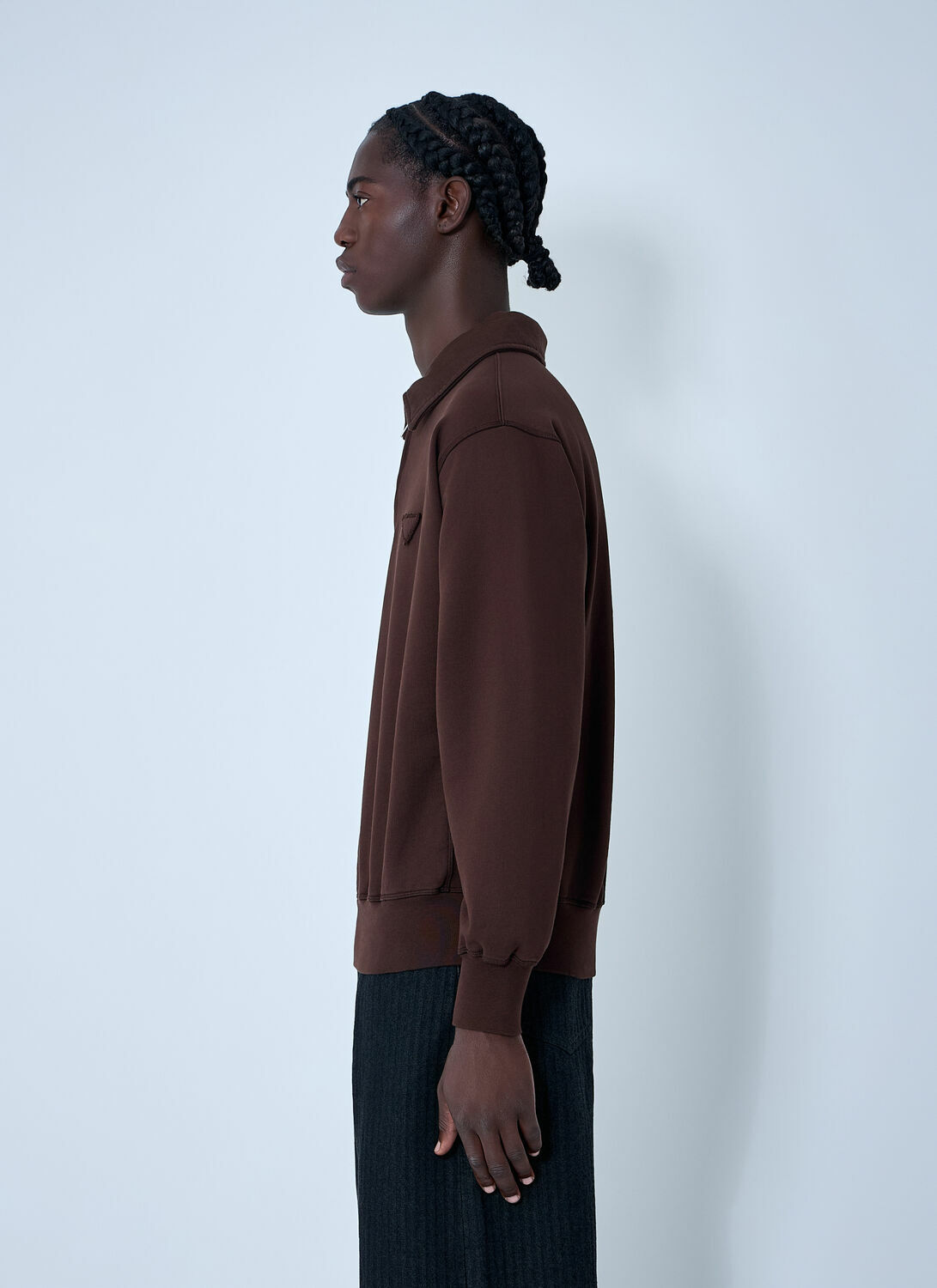 Prada Logo Motif Sweatshirt