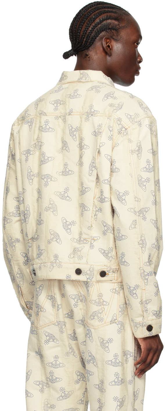 Vivienne Westwood Off-White Marlene Denim Jacket Vivienne