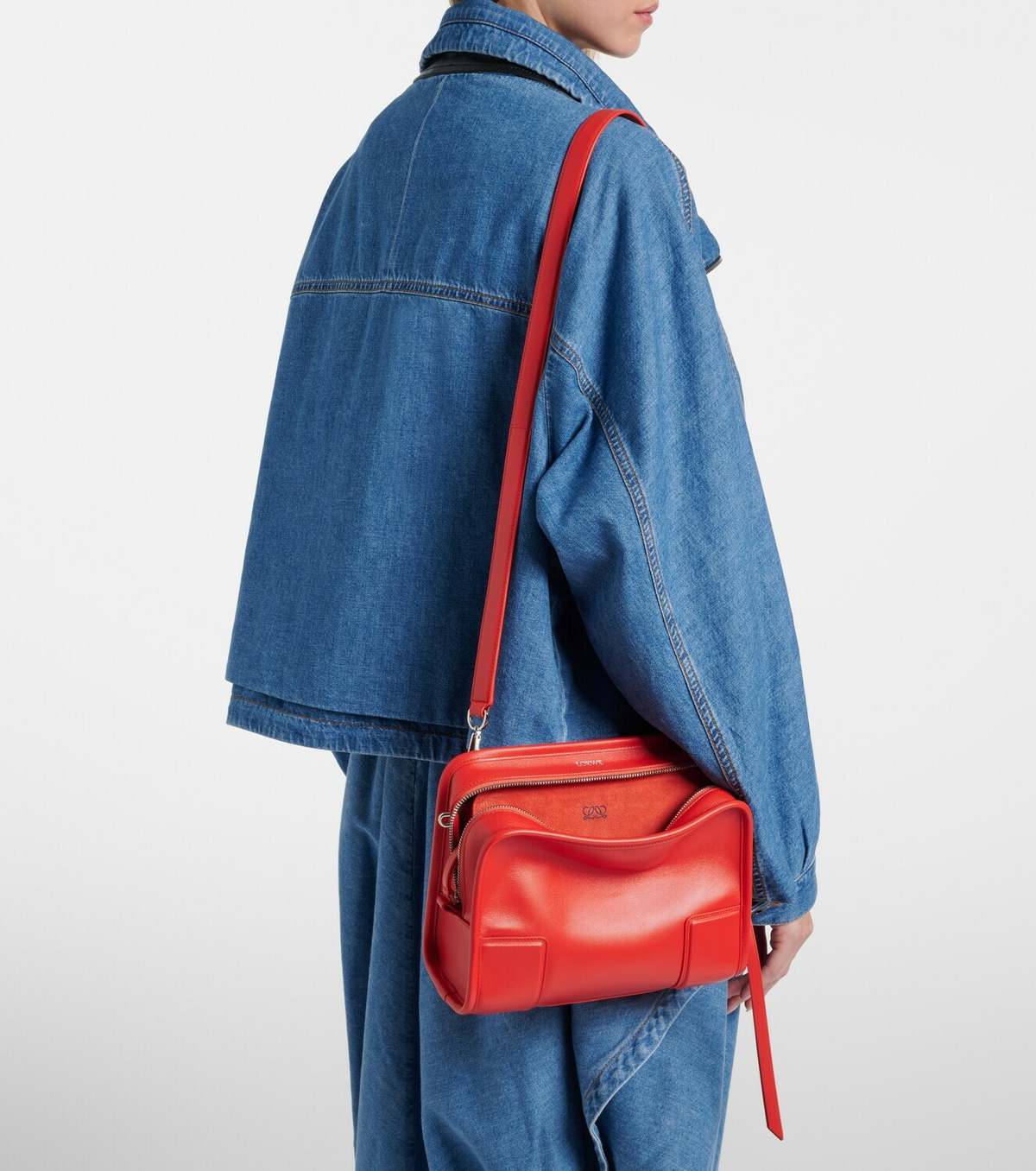 Loewe Amazona 180 Small leather top-handle bag