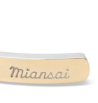 Miansai - Fusion 14-Karat Gold and Sterling Silver Cuff - Men - Gold