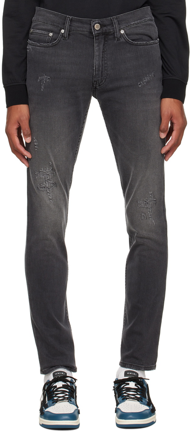 BLK DNM Women's Slim Fit Jeans, Holls Grey, 27x33 
