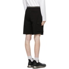 Z Zegna Black Honeycomb Shorts