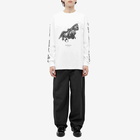 Han Kjobenhavn Men's Long Sleeve Unicorn Boxy T-Shirt in White