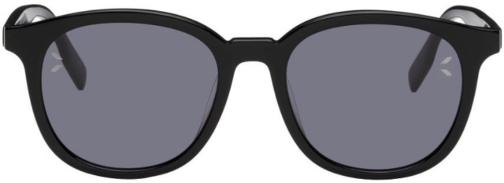Photo: MCQ Black Round Acetate Sunglasses