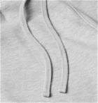 Pasadena Leisure Club - California Leisure Tapered Printed Mélange Fleece-Back Cotton-Jersey Sweatpants - Gray