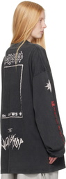 032c Gray Telepresence Oversized T-shirt
