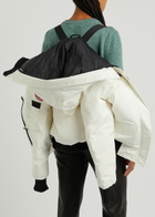 Canada Goose Chilliwack Hooded Shell Bomber Jacket White