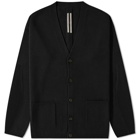 Rick Owens Men's Peter Cardigan in Black