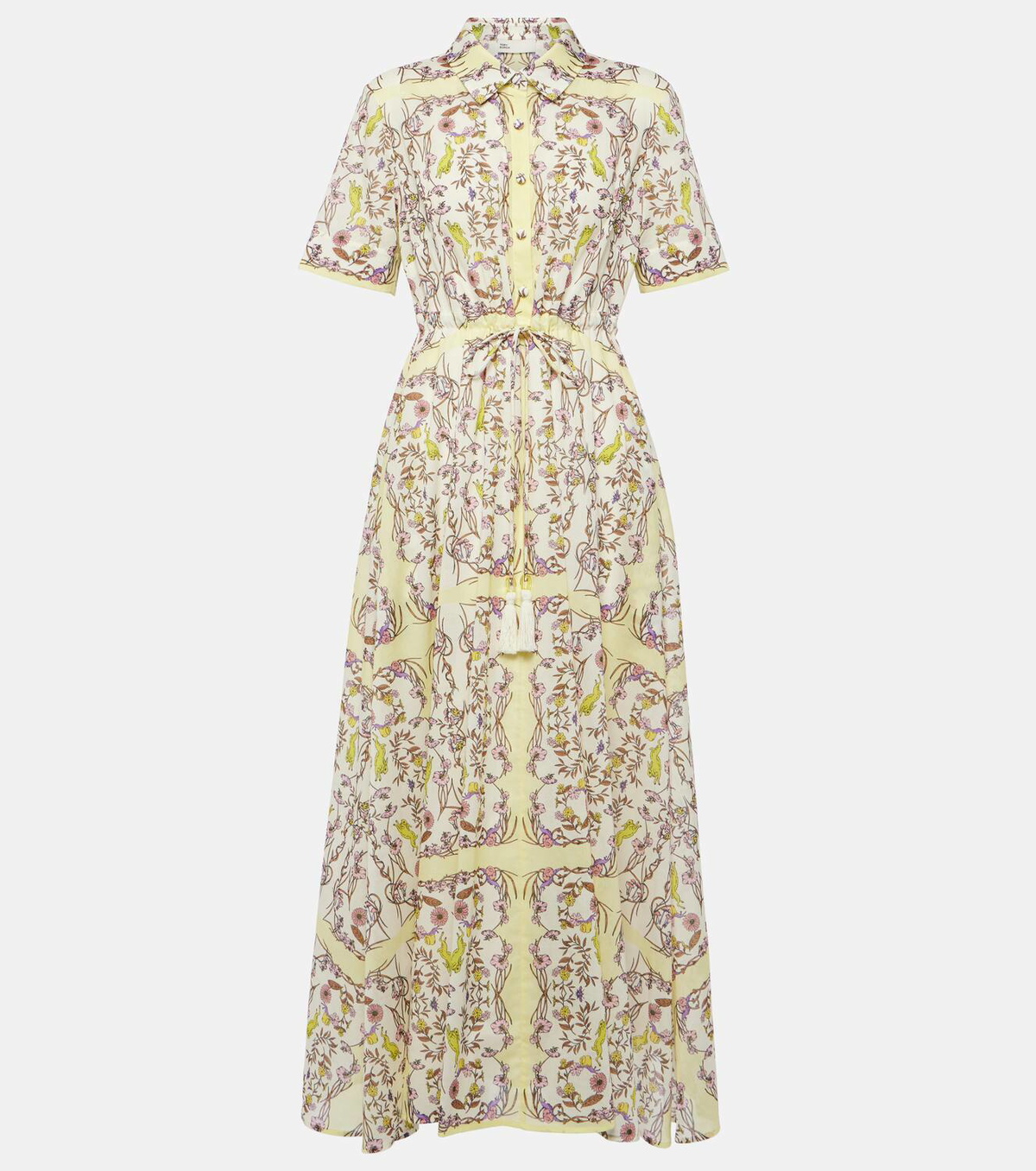 Tory Burch Printed cotton voile midi dress Tory Burch