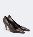 The Row Liisa leather pumps