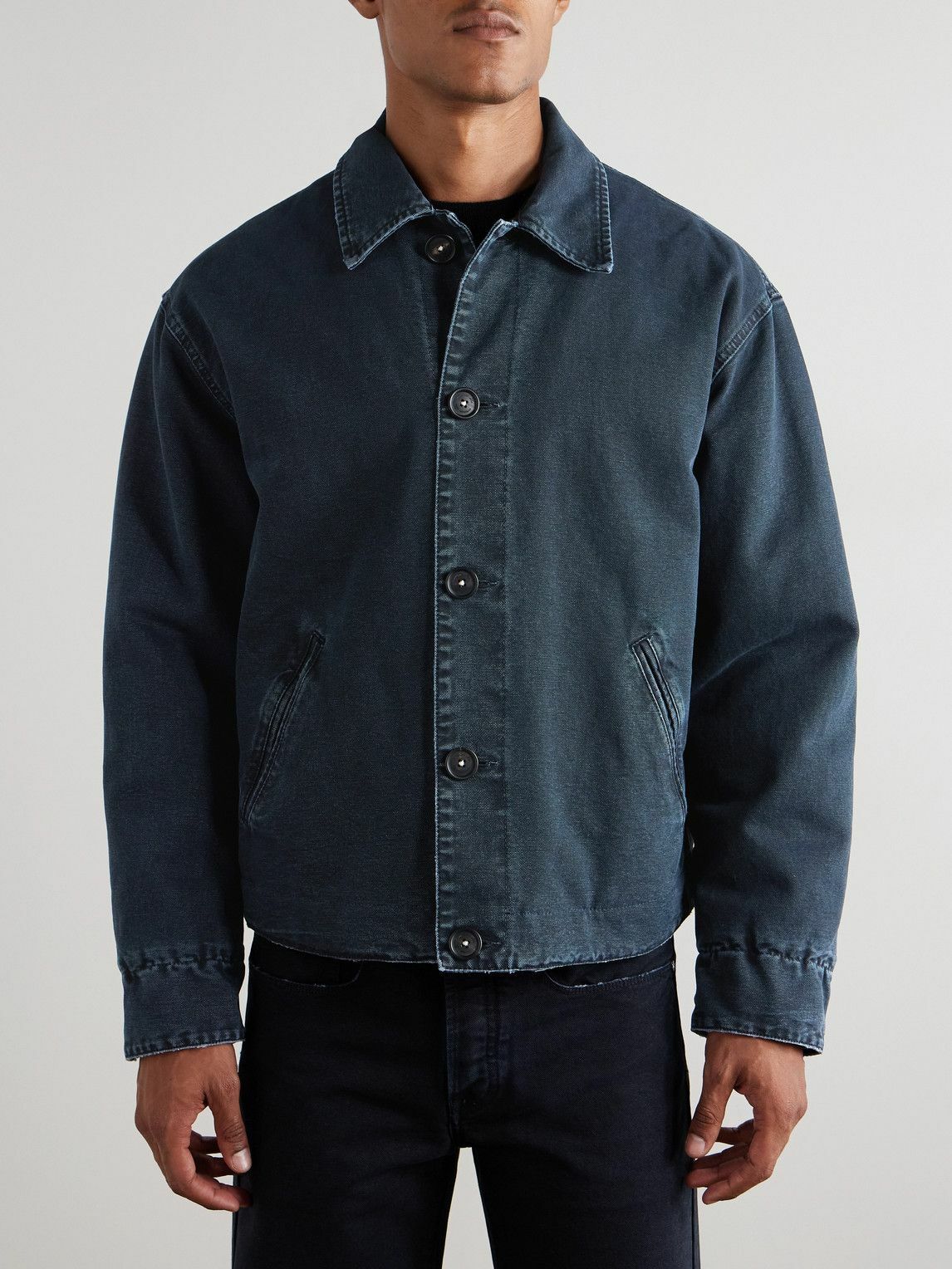 Massimo Alba - Cadillac Padded Cotton-Canvas Jacket - Blue