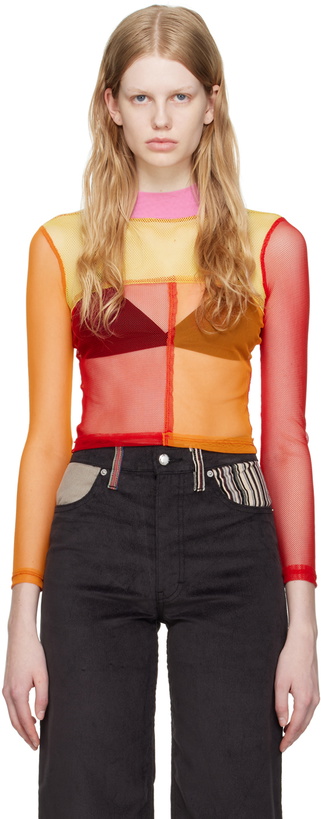 Photo: Eckhaus Latta SSENSE Exclusive Multicolor Turtleneck
