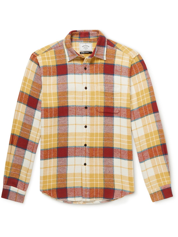 Photo: Portuguese Flannel - Happy Checked Cotton-Flannel Shirt - Yellow