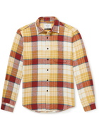 Portuguese Flannel - Happy Checked Cotton-Flannel Shirt - Yellow