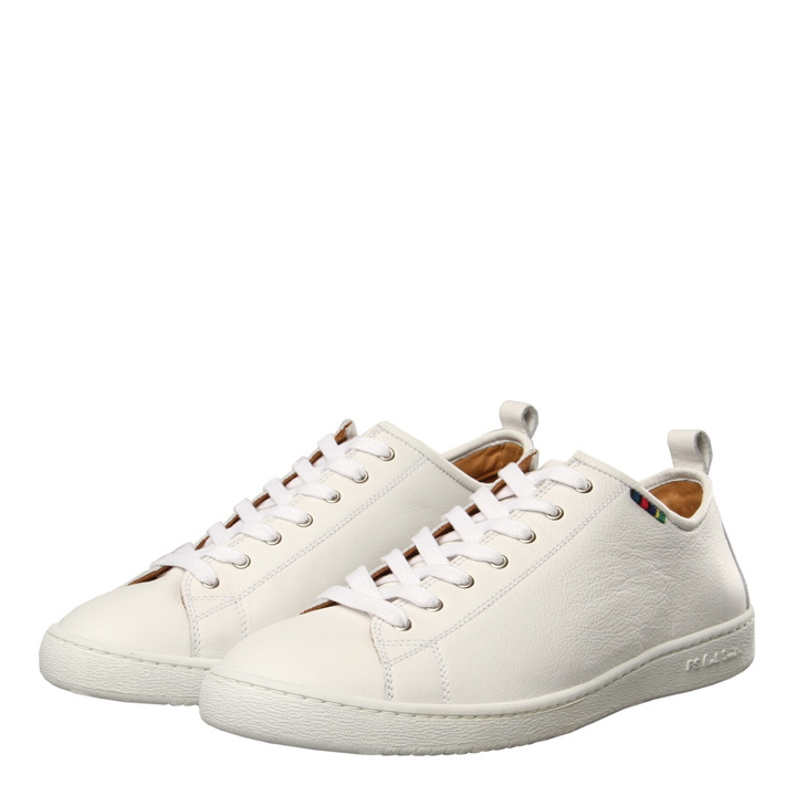 Photo: Leather Trainer - White