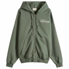 END. x Ronning Men's Zip Hood in Sage Green
