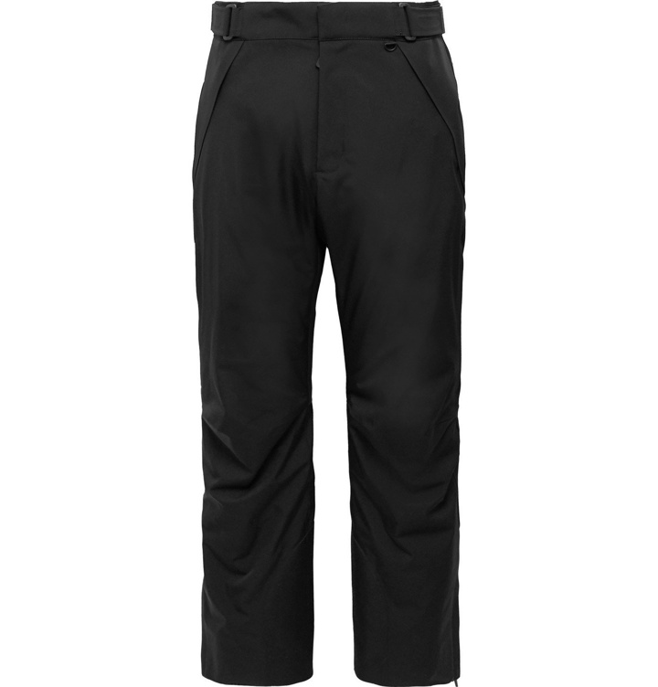 Photo: Moncler Grenoble - Canvas-Trimmed Shell Ski Trousers - Black