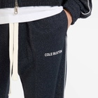 Cole Buxton Men's Glitter Piped Track Pant in Navy