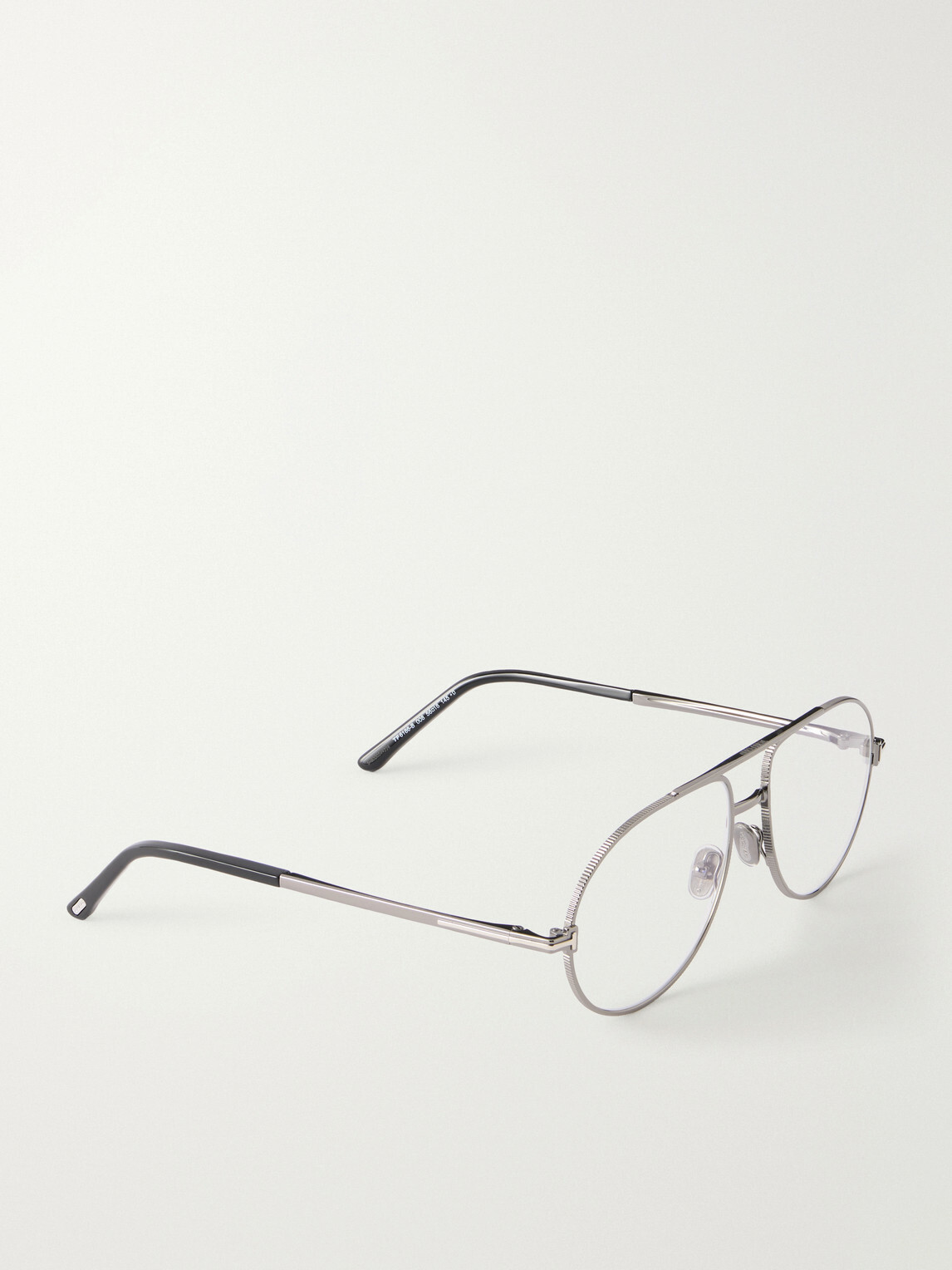 TOM FORD - Aviator-Style Titanium Glasses - Silver