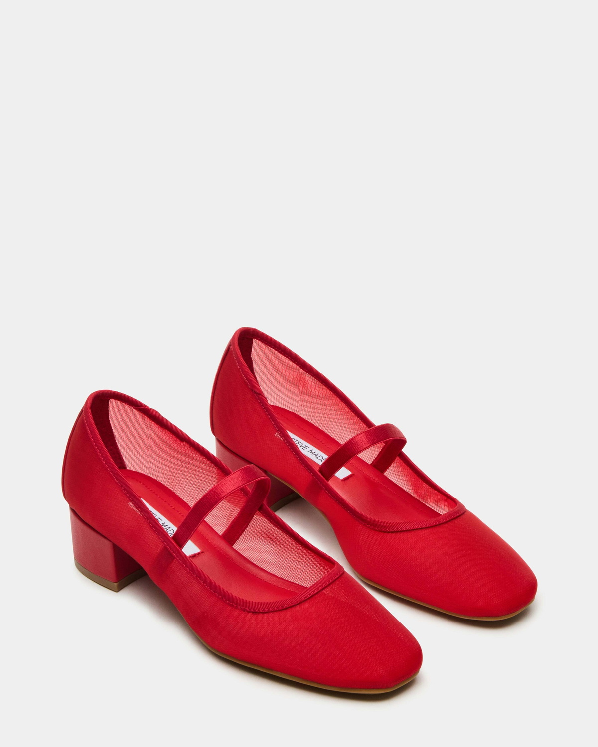 Steve Madden Mural Heels in Red