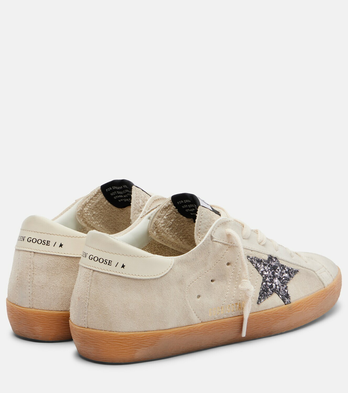 Golden Goose Super-Star glitter suede sneakers
