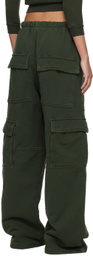 GREG ROSS Khaki Cargo Lounge Pants