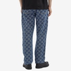 Daily Paper Men's Rahul Shield Monogram Jeans in Blue