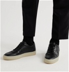 Common Projects - BBall Leather Sneakers - Black