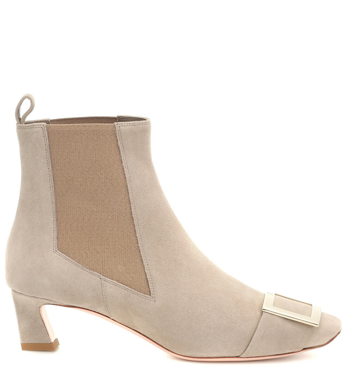 Roger Vivier Chelsea Trompette suede ankle boots