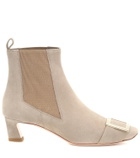 Roger Vivier Chelsea Trompette suede ankle boots