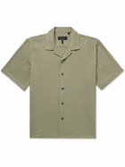 Rag & Bone - Avery Resort Camp-Collar Cotton-Gauze Shirt - Green