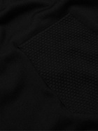 Stone Island Shadow Project - Logo-Appliquéd Cotton and Silk-Blend Sweatshirt - Black