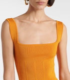 Galvan Atalanta knitted midi dress