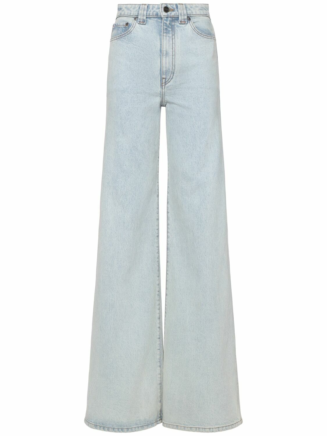 KHAITE Dane High Rise Denim Jeans Khaite