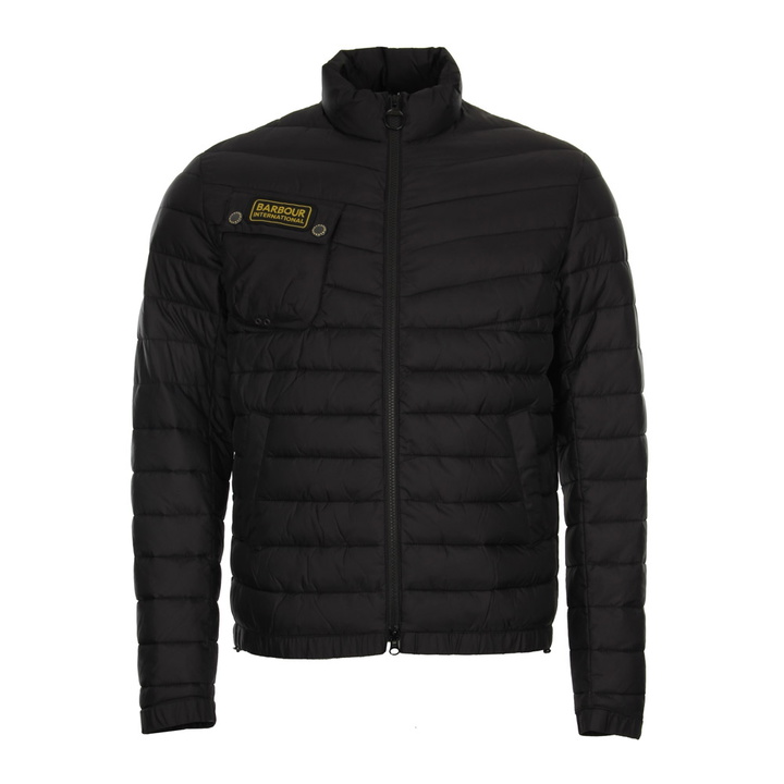 Photo: International Quilted Chain Baffle Jacket - Black