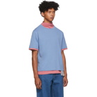 Keenkee Blue and Pink Pullover T-Shirt