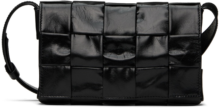 Photo: Bottega Veneta Black Small Cassette Bag