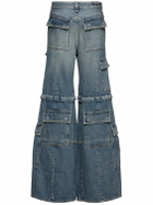BALENCIAGA Flared Denim Cargo Jeans