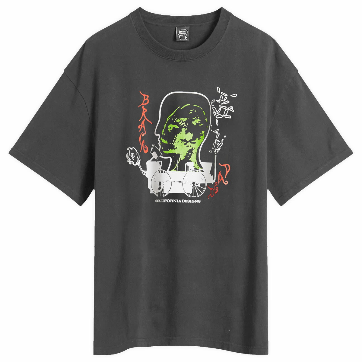 【国内発送】BRAIN DEAD/EMBROIDERED COLOUR BLOCK FOOTBALL TEE Brain Dead Embroidered Colour Block Football Tee Brain Dead