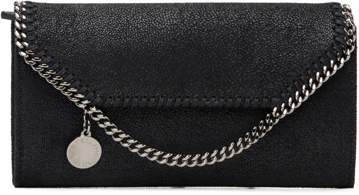 Photo: Stella McCartney Black Falabella Wallet-On-Chain Crossbody Bag